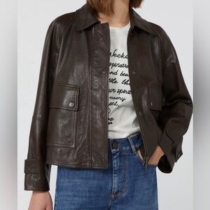 Weekend Max Mara Berbice Leather Jacket